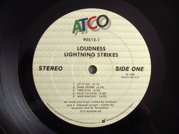 画像3: Loudness / Lightning Strikes (3)