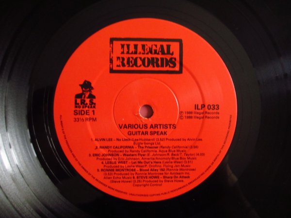 画像7: 2枚セット！■V.A. (Eric Johnson, Steve Howe, Tony Iommi, Alvin Lee, etc.) / Guitar Speak & II (7)