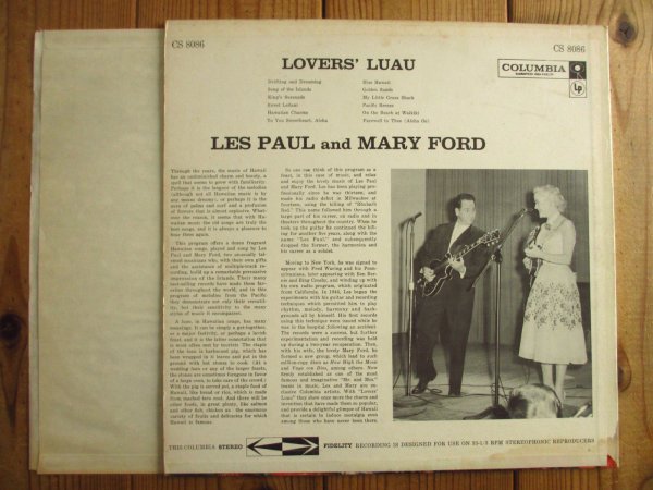画像2: Les Paul And Mary Ford / Lovers' Luau (2)