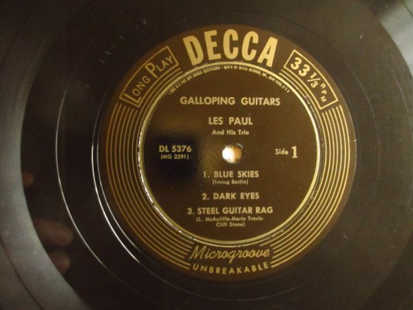 画像3: Les Paul And His Trio / Galloping Guitars (3)