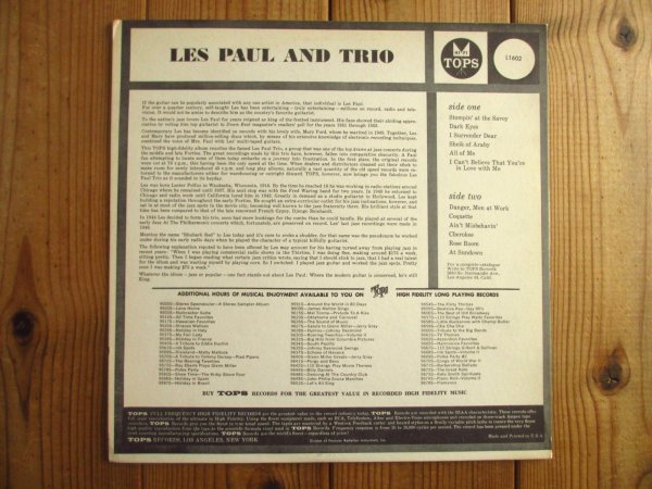 画像2: Les Paul And Trio / Les Paul And Trio (2)