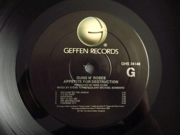 画像3: Guns N' Roses / Appetite For Destruction (3)