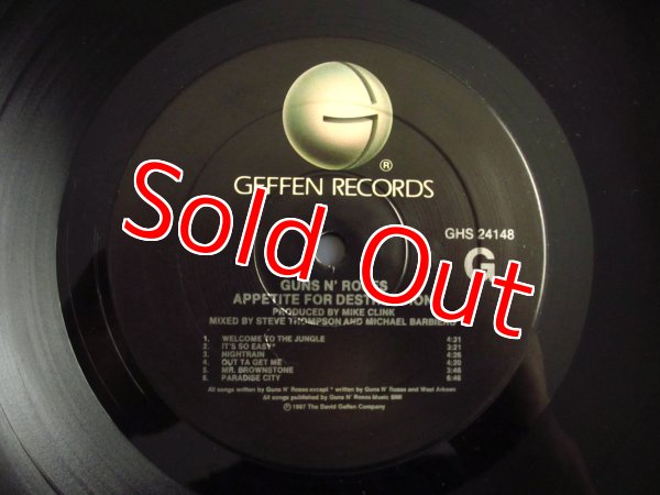 画像3: Guns N' Roses / Appetite For Destruction (3)