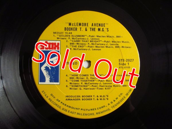 画像4: Booker T. & The M.G.'s / McLemore Avenue (4)