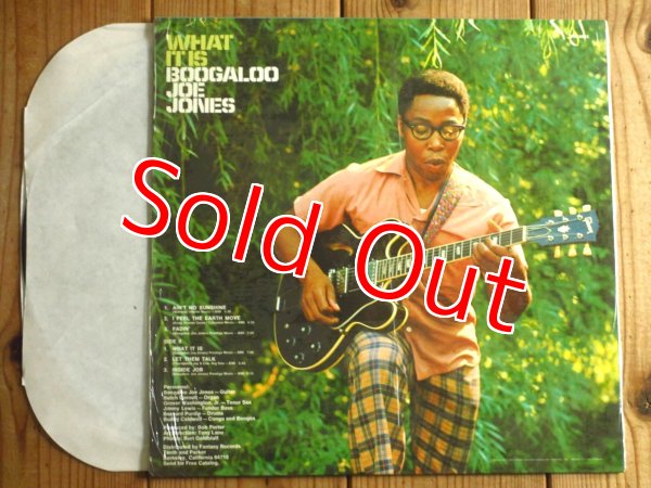 画像2: Ivan Boogaloo Joe Jones / What It Is (2)