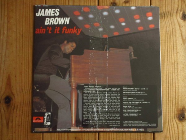 画像2: ファンクの帝王ジェイムスブラウンによる1970年インストファンク傑作がアナログ盤で入荷！■James Brown And The James Brown Band / Ain't It Funky (2)