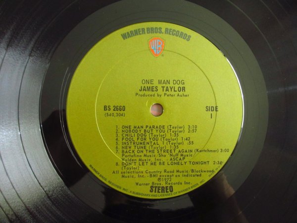 画像3: James Taylor / One Man Dog (3)