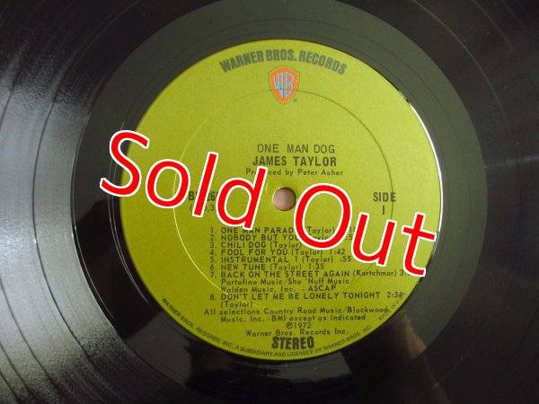 画像3: James Taylor / One Man Dog (3)