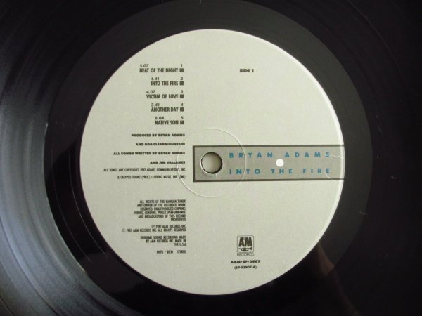 画像3: Bryan Adams / Into The Fire  (3)