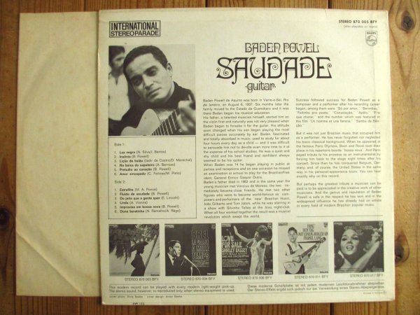 画像2: Baden Powell / Saudade (2)
