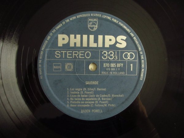 画像3: Baden Powell / Saudade (3)