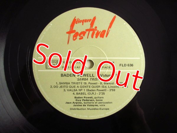 画像4: Baden Powell / Vol.5 - Samba Triste (4)