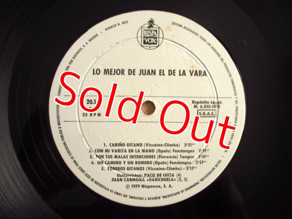 画像3: Juan El De La Vara / Lo Mejor De Juan El De La Vara (3)