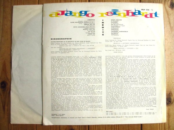 画像2: Django Reinhardt / Django Reinhardt Et Le Quintette De Hot Club De France (2)