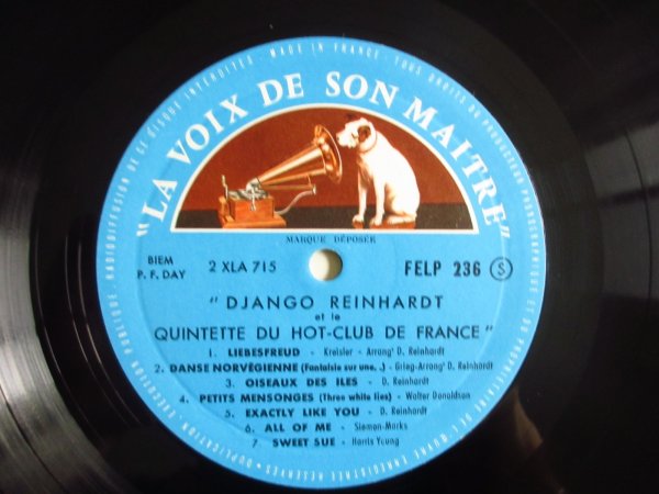 画像3: Django Reinhardt / Django Reinhardt Et Le Quintette De Hot Club De France (3)