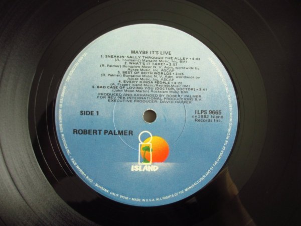 画像3: Robert Palmer / Maybe It's Live (3)