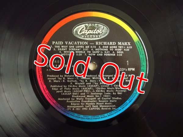 画像3: Richard Marx / Paid Vacation (3)