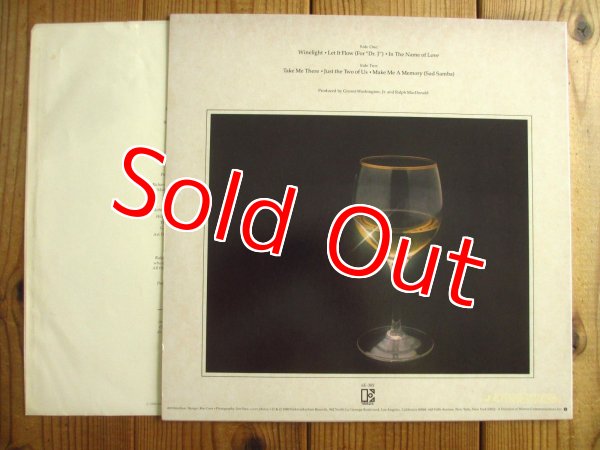 画像2: ⭐️Grover Washington, Jr. / Winelight (2)