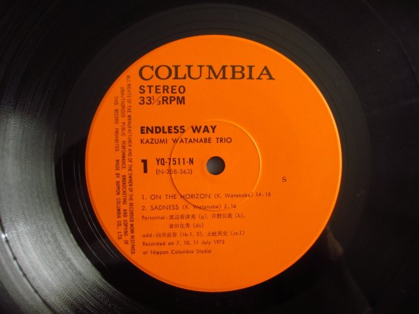 画像3: 渡辺香津美 / Endless Way (3)