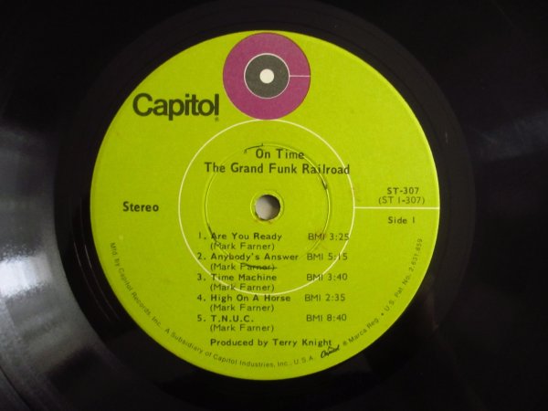 画像3: Grand Funk Railroad ‎/ On Time (3)