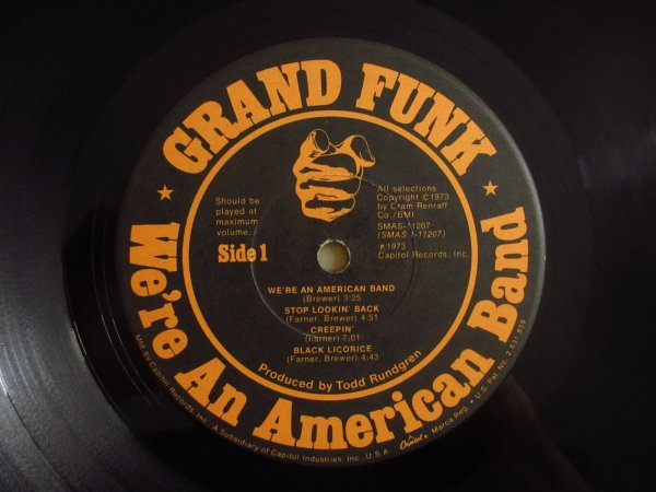画像4: Grand Funk / We're An American Band (4)