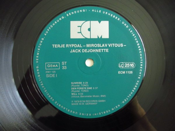 画像3: Terje Rypdal / Miroslav Vitous / Jack DeJohnette (3)