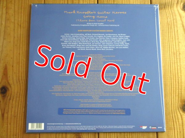 画像2: 再入荷！限定盤！ジェフベック、エリッククラプトン、デヴィッドギルモア、ブライアンメイ、ライクーダー、スラッシュ等が参加！マークノップラーの名曲を新録したチャリティー・シングル！■Mark Knopfler's Guitar Heroes / Going Home (Theme From Local Hero) (2)