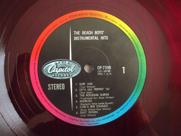 画像4: The Beach Boys / The Beach Boys' Instrumental Hits (4)