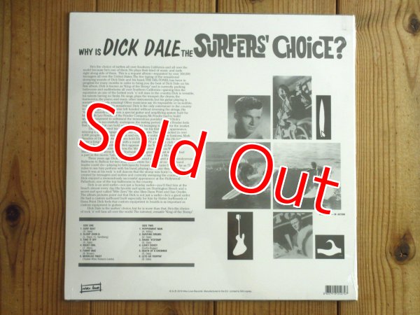 画像2: 映画「Pulp Fiction」でセンセーションを巻き起こした名曲「Misirlou Twist」収録の歴史的エレキ名盤がアナログ盤で入荷！■Dick Dale And His Del-Tones / Surfers' Choice (2)