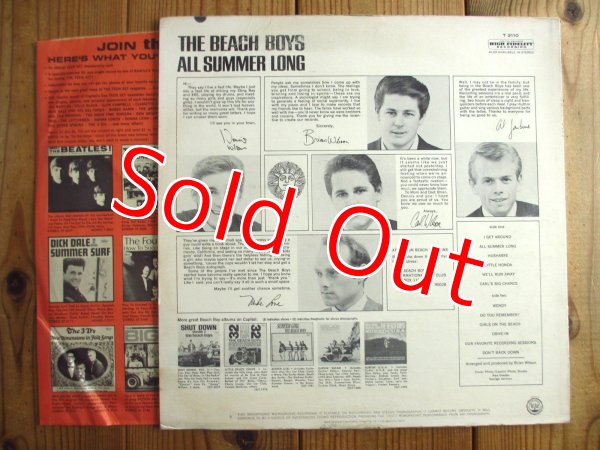 画像2: The Beach Boys / All Summer Long (2)