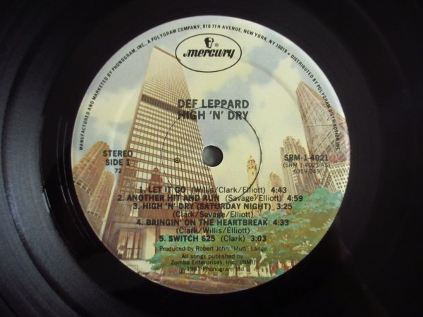 画像3: Def Leppard / High 'N' Dry (3)