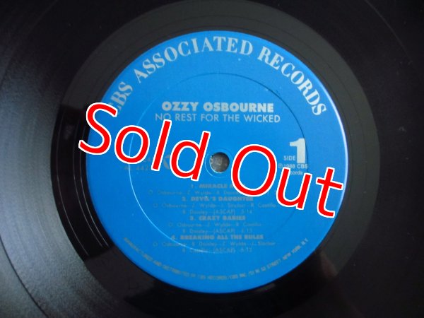 画像3: Ozzy Osbourne / No Rest For The Wicked (3)