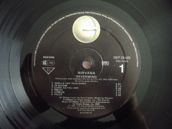 画像3: Nirvana / Nevermind (3)