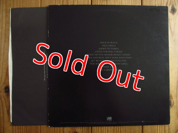 画像2: AC/DC / Back In Black (2)