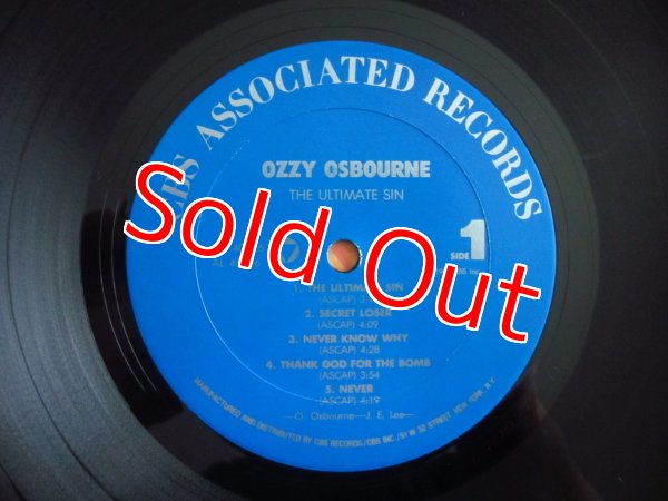 画像3: Ozzy Osbourne / The Ultimate Sin (3)