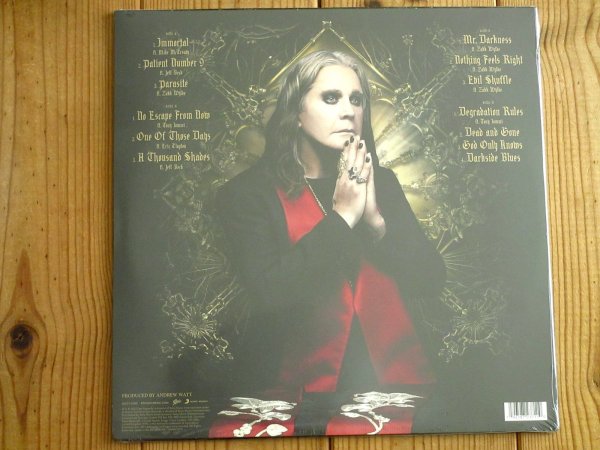 画像2: ジェフベック、エリッククラプトン参加！オジーオズボーン2022年作品が限定Metallic Gold Vinyl仕様アナログ盤で入荷！■Ozzy Osbourne / Patient Number 9 (2)