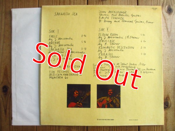 画像2: John Abercrombie - Ralph Towner / Sargasso Sea (2)