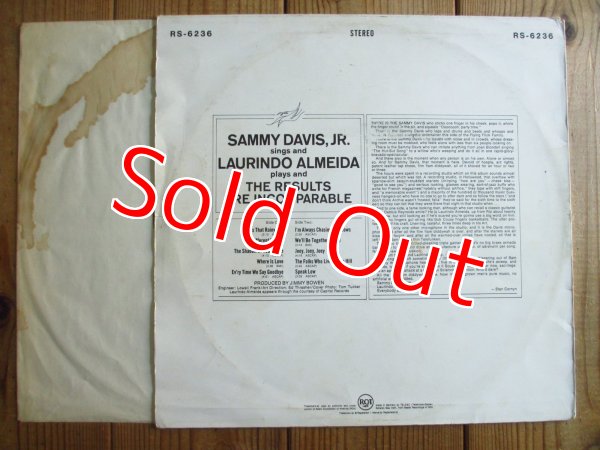 画像2: Sammy Davis Jr. And Laurindo Almeida / Sammy Davis Jr. Sings Laurindo Almeida Plays (2)