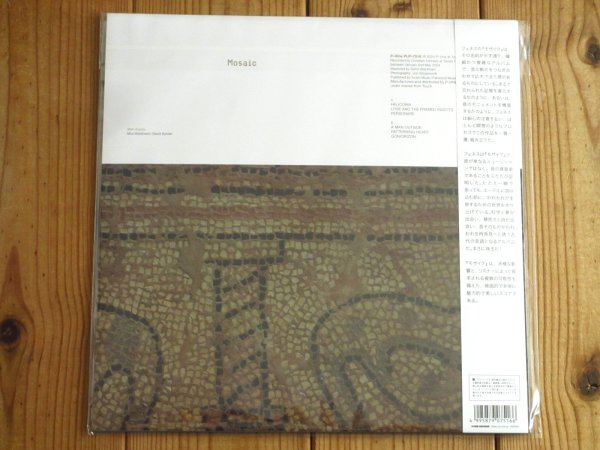 画像2: 日本独自LP化！YMOのサポートギタリストとしても活躍したフェネスの2024年作がアナログ盤が入荷！■Christian Fennesz / Mosaic (2)