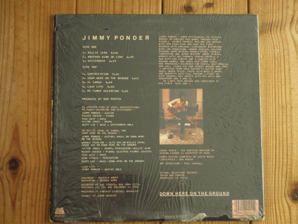画像2: Jimmy Ponder / Down Here On The Ground (2)