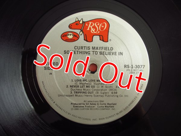 画像3: Curtis Mayfield / Something To Believe In (3)