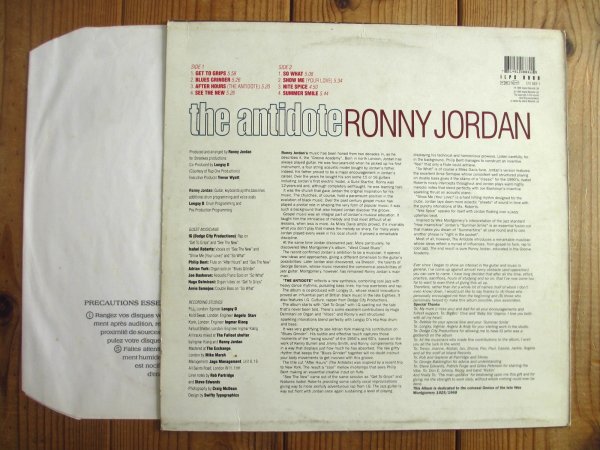 画像2: Ronny Jordan / The Antidote (2)