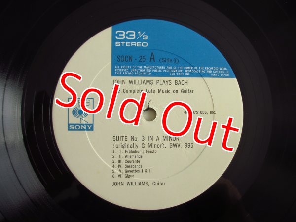 画像5: John Williams Plays Bach / The Complete Lute Music On Guitar (5)