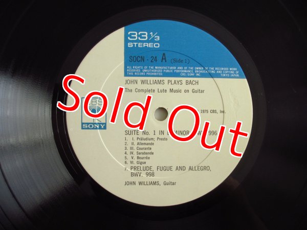 画像4: John Williams Plays Bach / The Complete Lute Music On Guitar (4)