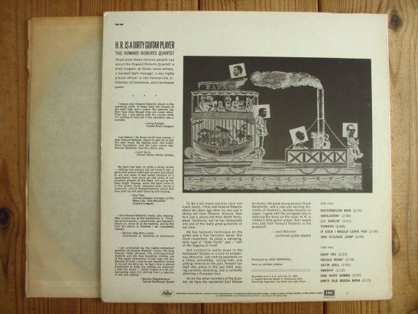 画像2: The Howard Roberts Quartet / H.R. Is A Dirty Guitar Player (2)