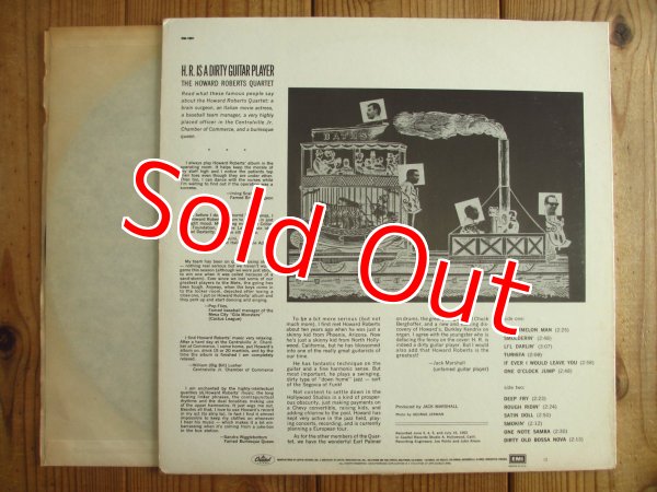 画像2: The Howard Roberts Quartet / H.R. Is A Dirty Guitar Player (2)