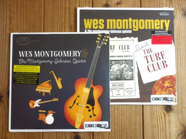 画像1: No入りRSD限定世界2000枚プレス！ウェスモンゴメリーの未発表10インチ2枚セット！■Wes Montgomery / The Montgomery-Johnson Quintet & Live At The Turf Club (1)