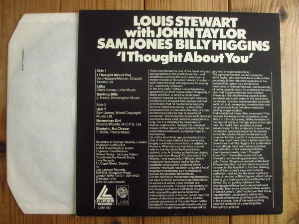 画像2: Louis Stewart / I Thought About You (2)