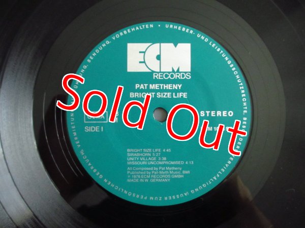 画像3: Pat Metheny / Bright Size Life (3)