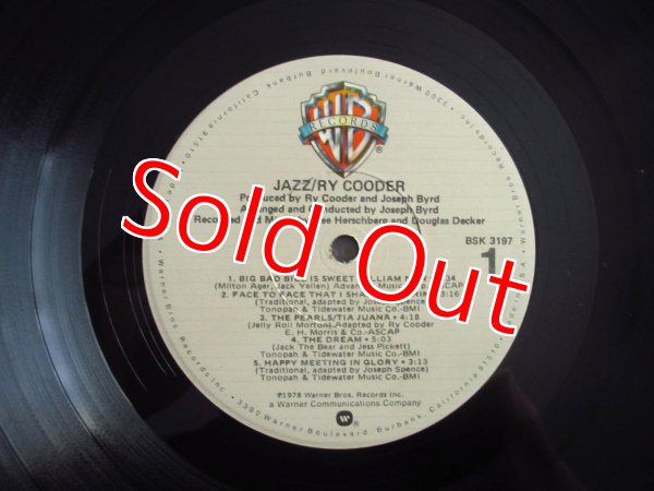 画像3: Ry Cooder / Jazz (3)